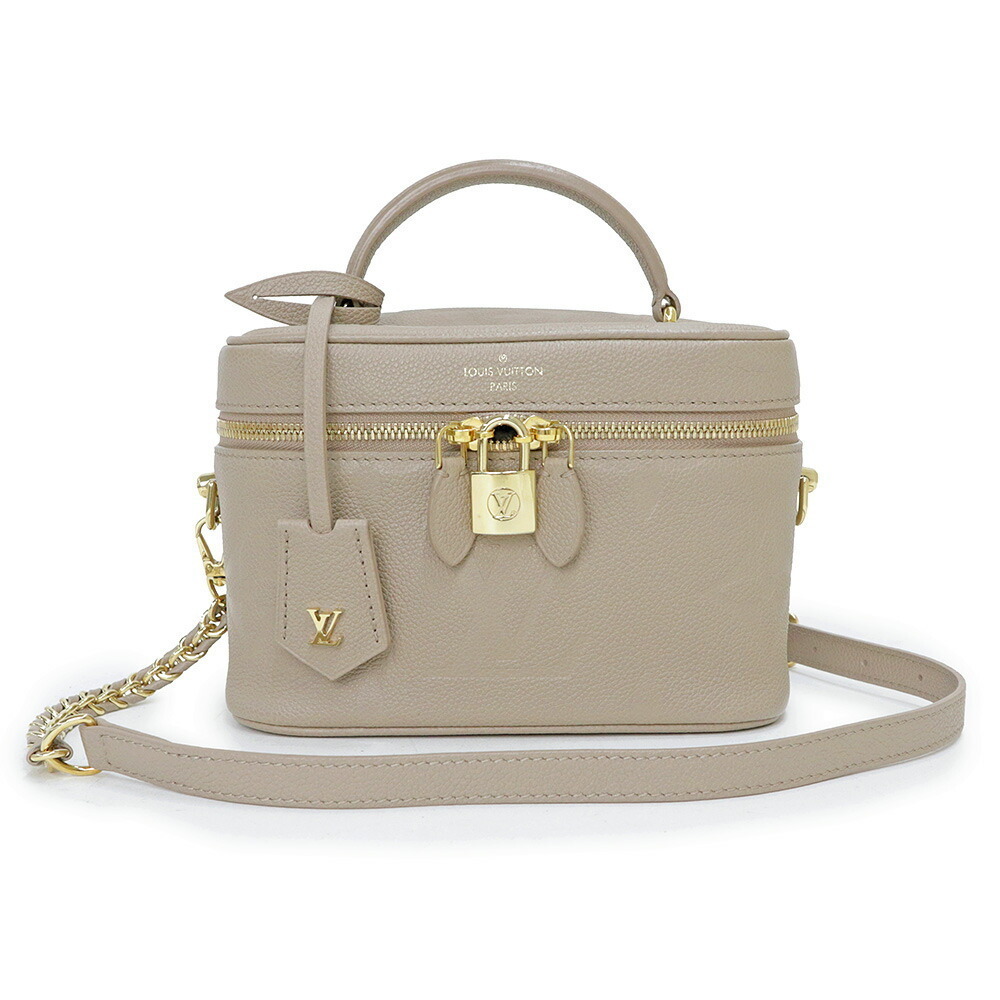 Louis Vuitton Vanity Chain Shoulder Handbag Crossbody Bag Empreinte Tourtrell
